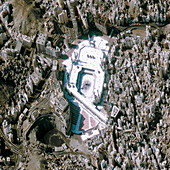 Mecca,Saudi Arabia,satellite image