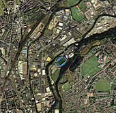 Huddersfield,UK,aerial image