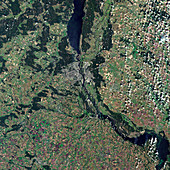 Kiev,Ukraine,satellite image