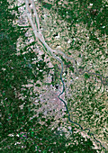 Bordeaux,France,satellite image