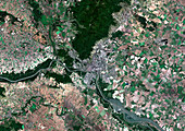 Bratislava,Slovakia,satellite image