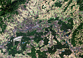 Frankfurt,satellite image