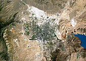 Las Vegas,satellite image