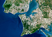 Lisbon,satellite image