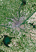 Nantes,satellite image