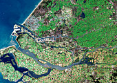 Rotterdam,satellite image