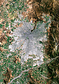 Santiago,satellite image