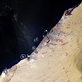 Dubai,2006,satellite image
