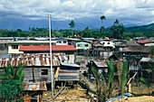 Slums in southern Brunei