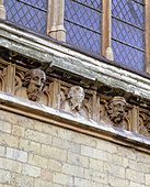 Acid rain damage to stonework,York Minster