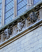 Acid rain damage to stonework,York Minster