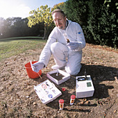 Soil contamination test