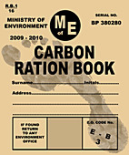 Carbon rationing,conceptual image