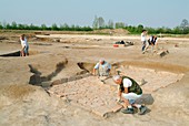 Excavation site of the Valdaro Lovers