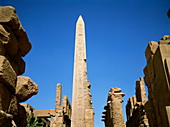 Ancient Egyptian obelisk at Karnak