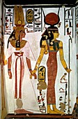 Queen Nefertari and Isis