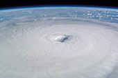 Eye of hurricane Isabel