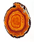 Cut agate