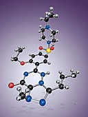 Levitra drug molecule