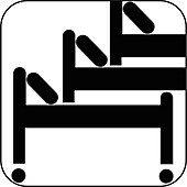 Hospital ward symbol,artwork