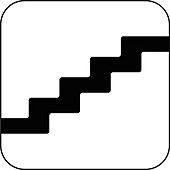 Stairs symbol,artwork