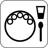 Vegetarian meal symbol,artwork