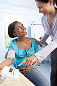 Measuring blood pressure in pregnancy