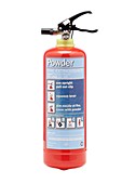 Powder fire extinguisher