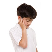 Boy with earache