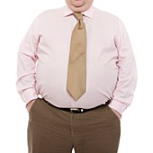 Overweight man