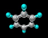 Benzene,molecular model