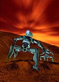 Robots on Mars,artwork
