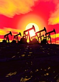 Oil pumps,artwork
