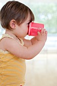 Toddler drinking