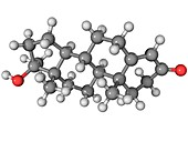 Methyltestosterone steroid drug molecule