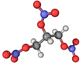 Nitroglycerin molecule