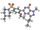Viagra drug molecule