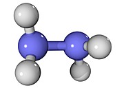 Hydrazine rocket fuel molecule