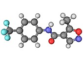 Leflunomide arthritis drug molecule