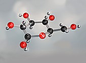 Glucose sugar molecule