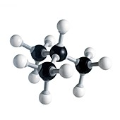Isobutane molecule
