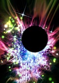 Black hole,conceptual artwork