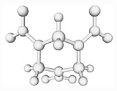 RDX explosive molecule