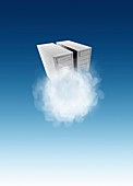 Cloud computing,conceptual artwork