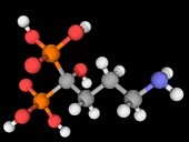 Alendronic acid drug molecule