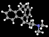 Amitriptyline drug molecule