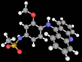 Amsacrine drug molecule