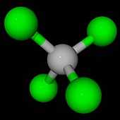 Carbon tetrachloride molecule