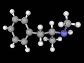 Methamphetamine drug molecule