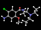 Metoclopramide drug molecule